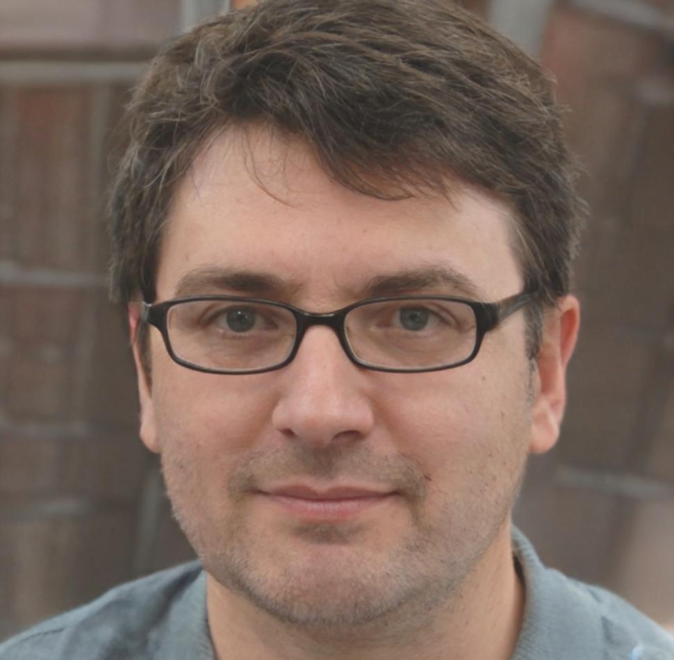Professional headshot of Radu, mobile game developer